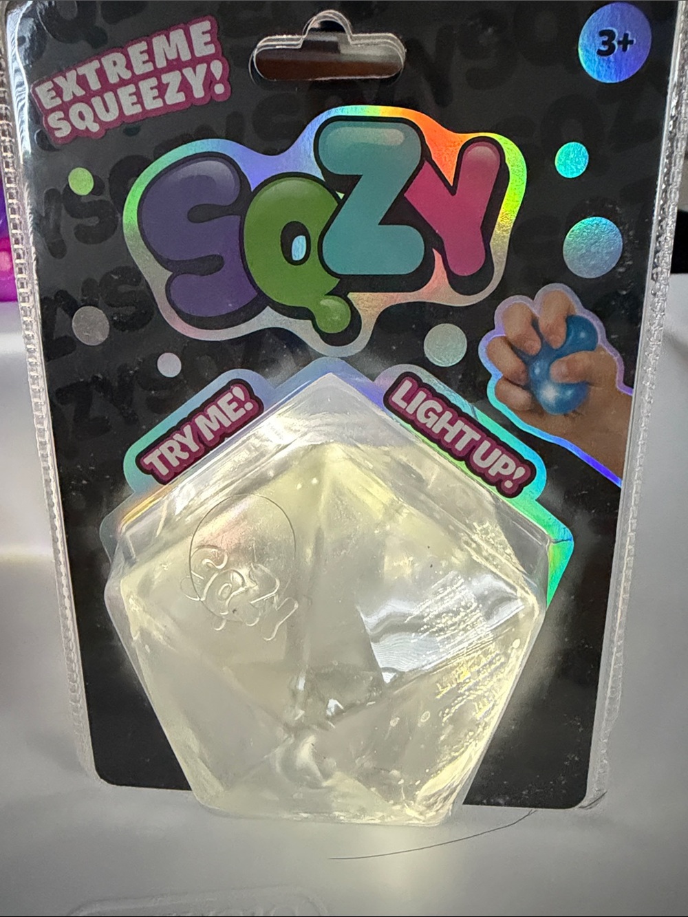 SQZY Clear Squeeze Toy – Transparent Stress Reliever